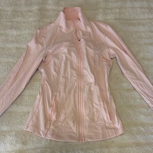 Women's Pink Lululemon fine jacket, strawberry milk